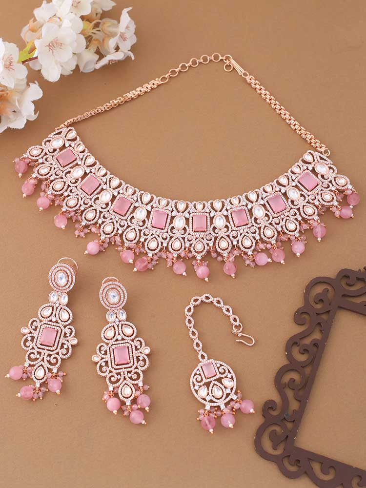 Light pink hot sale colour jewellery