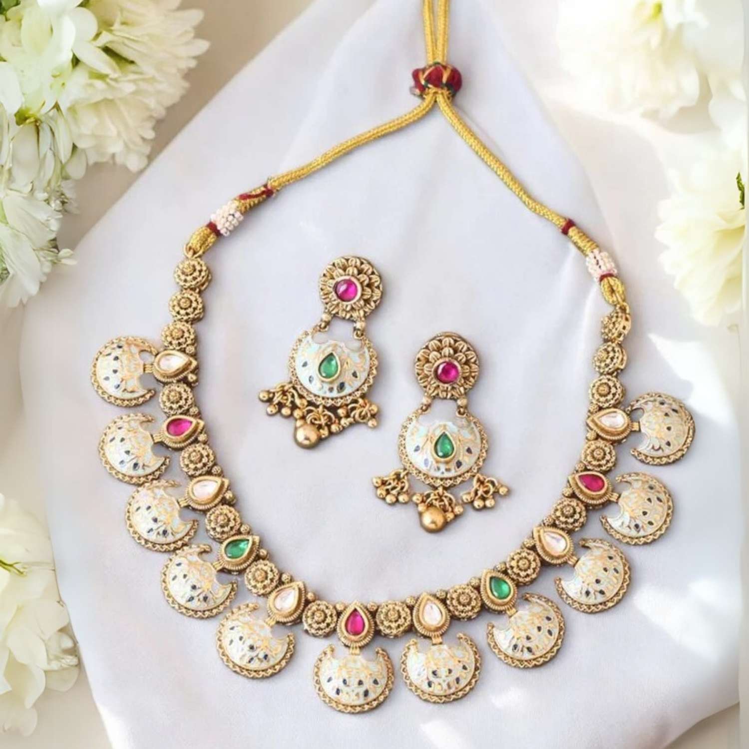 Golden Leela Rajwadi Set – Bling Bag - Main Image