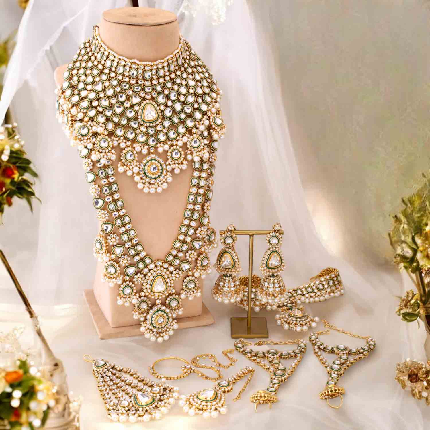 Ivory Annuja Bridal Jewellery Set – Bling Bag