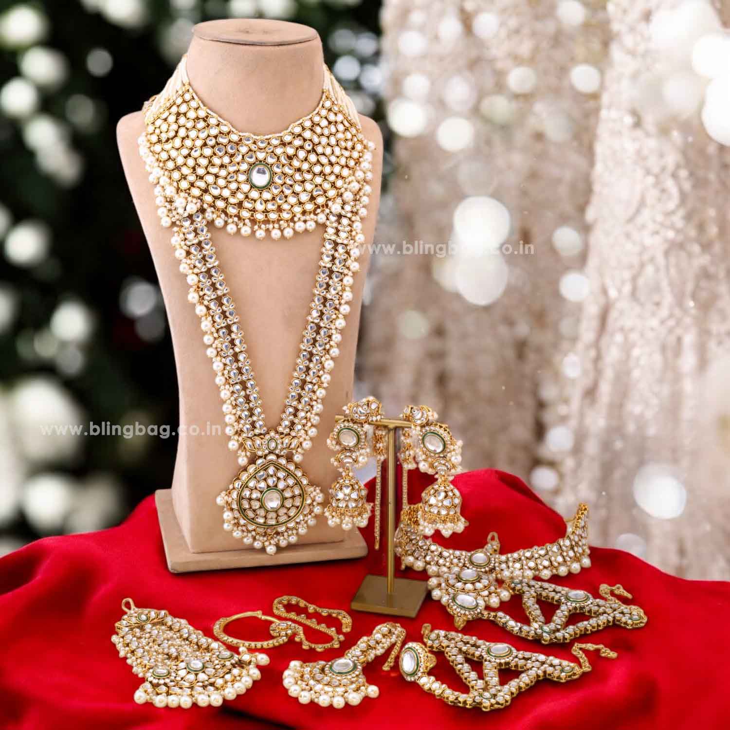 Ivory Hamsika Bridal Jewellery Set