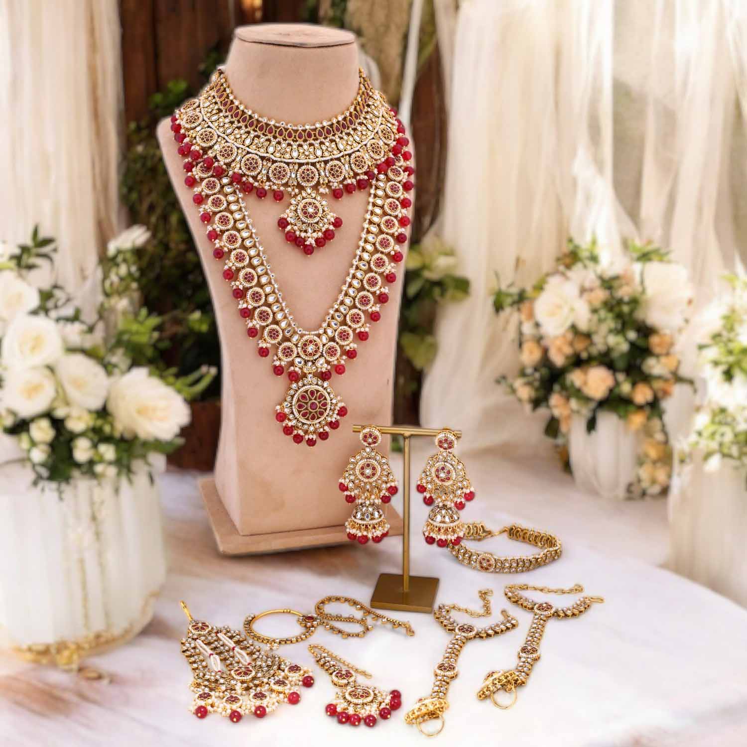 Ruby Cristina Bridal Jewellery Set – Bling Bag