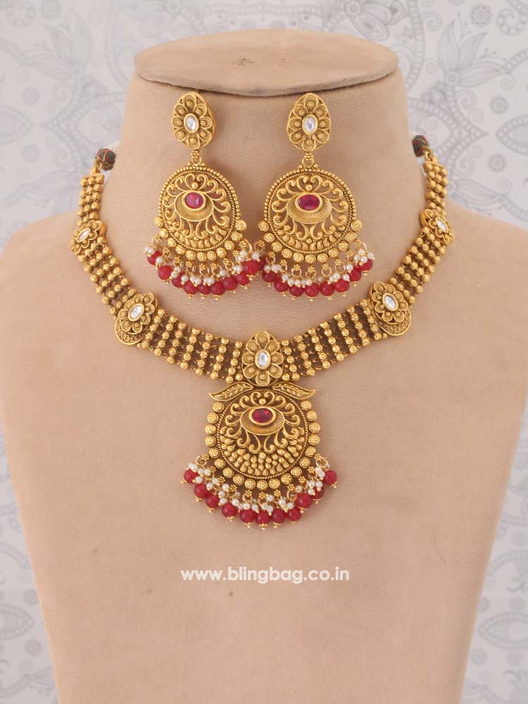 Ruby temple sale jewellery