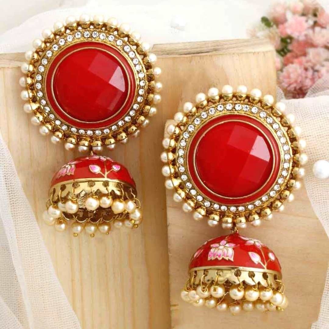 Red Colour Jewellery