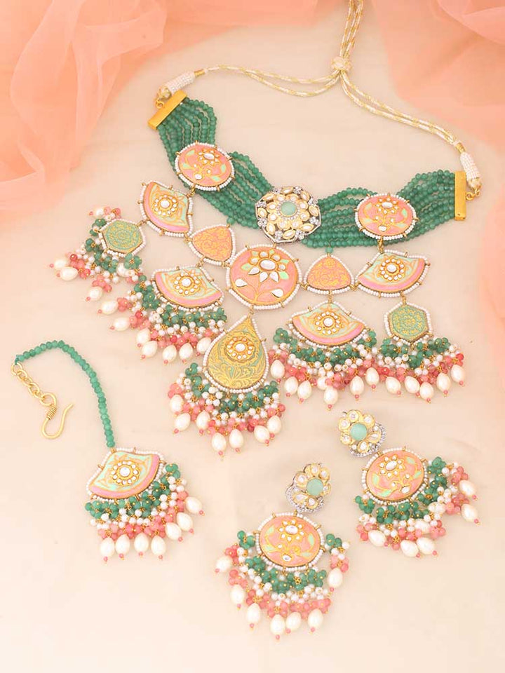 Emerald Dayita Jewellery Set