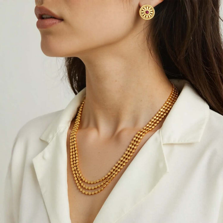 Golden Reekita Antique Jewellery Set - New Arrival