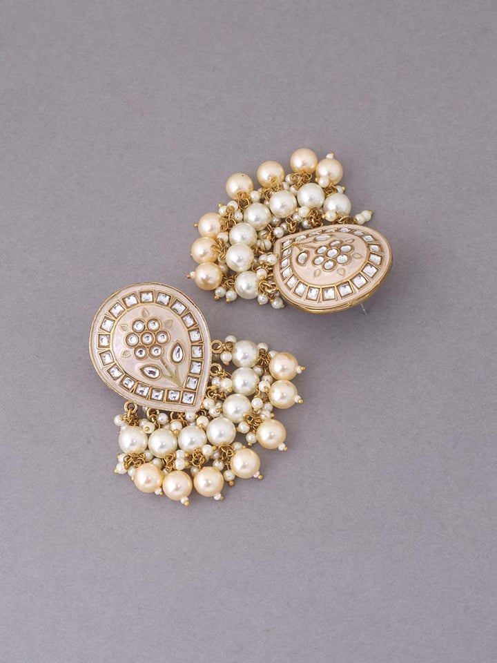 Golden Charmi Dangler Earrings