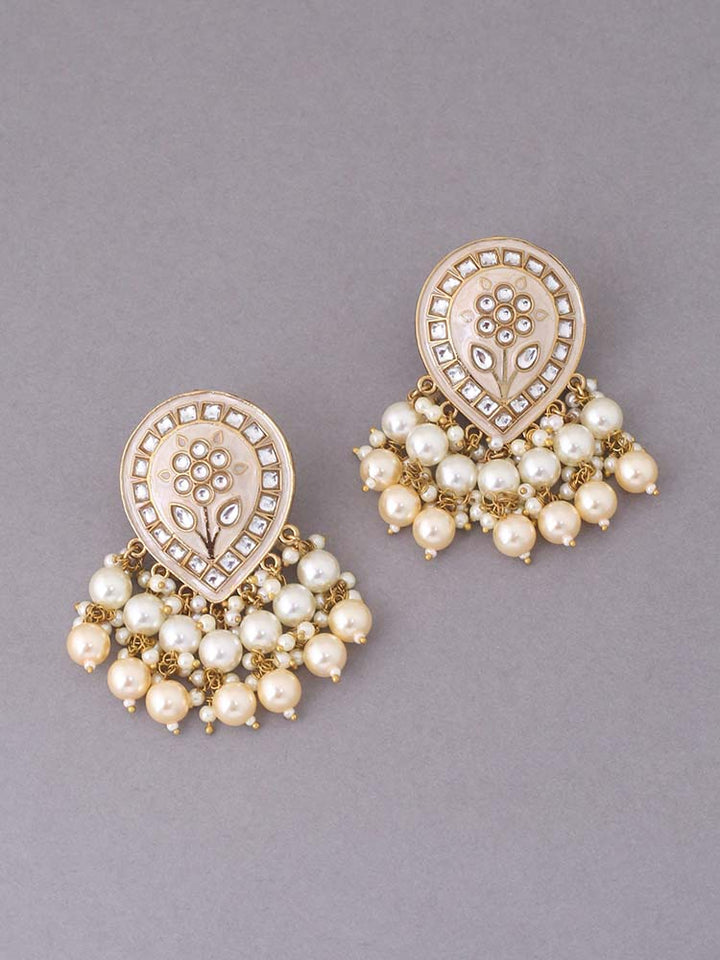 Golden Charmi Dangler Earrings