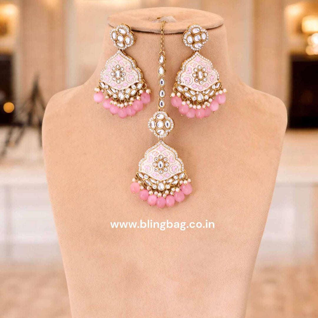Blush Shailani Kundan Jewellery Set