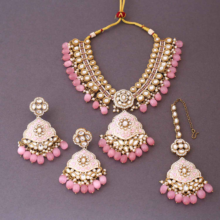 Blush Shailani Kundan Jewellery Set
