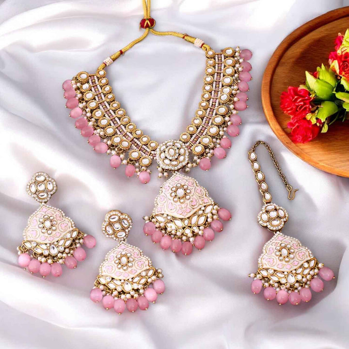 Blush Shailani Kundan Jewellery Set