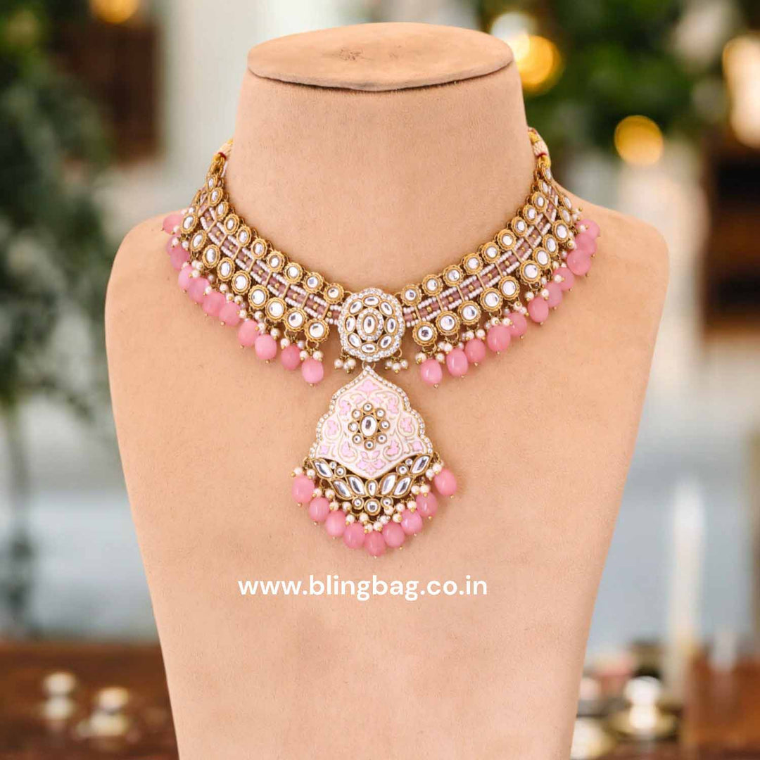 Blush Shailani Kundan Jewellery Set