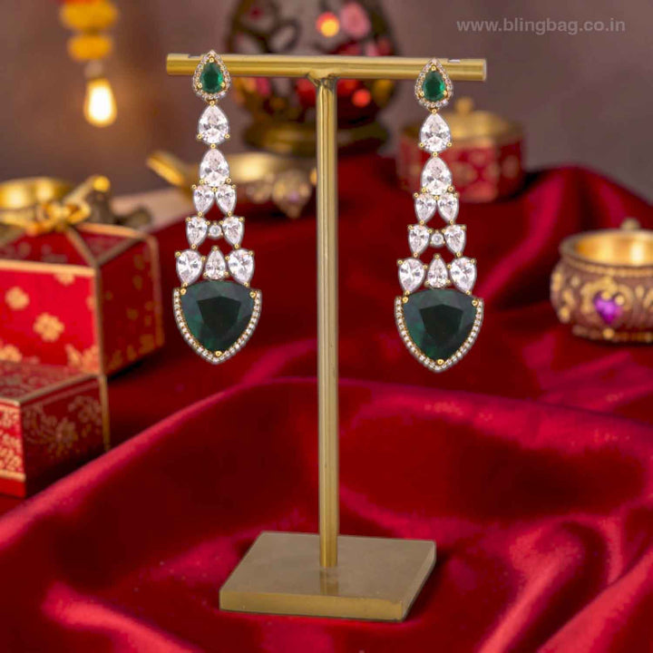 Emerald Asita Victorian Danglers