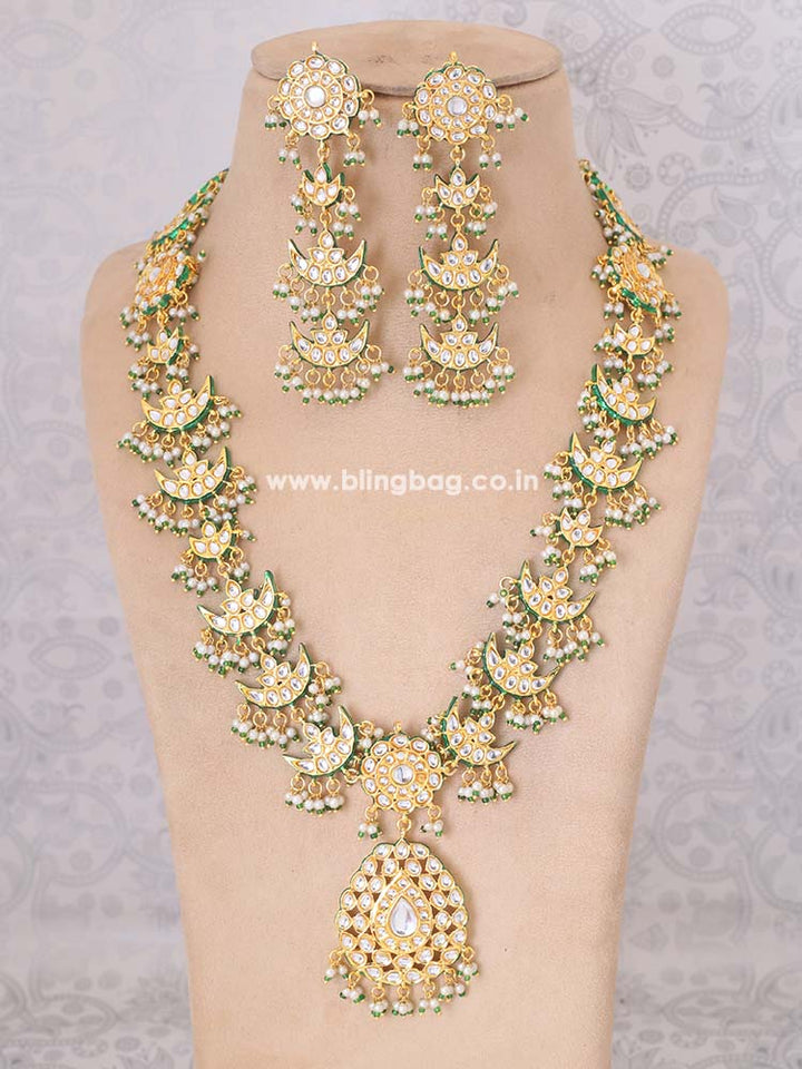 Emerald Kinza Jewellery Set