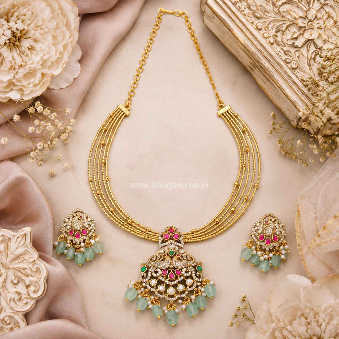 Mint Elowen Victorian Jewellery Set - New Arrival