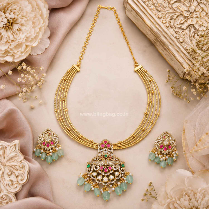 Mint Elowen Victorian Jewellery Set - New Arrival