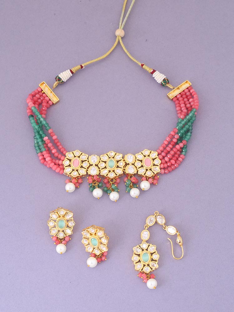 Multicolor Nirja Jewellery Set