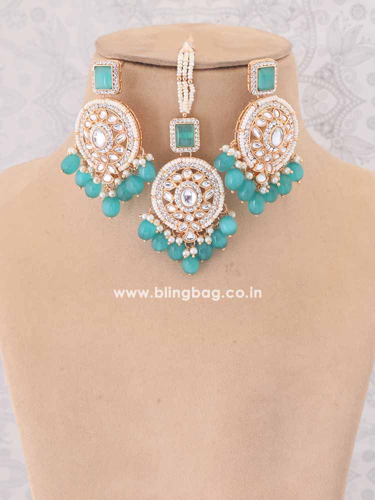 Turquoise Gitali Jewellery Set - Wrong colour Restock