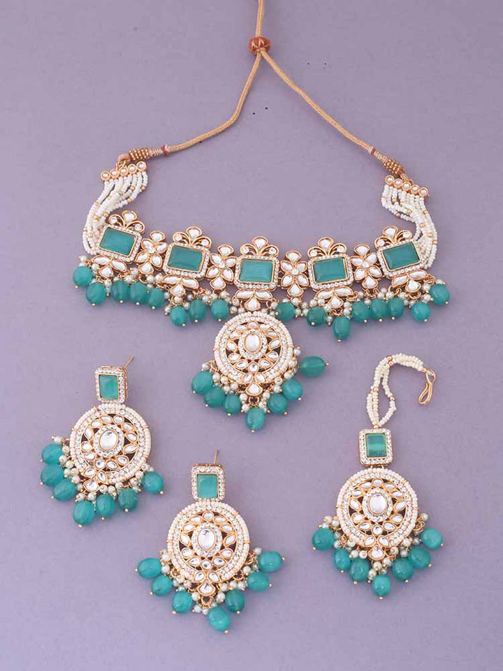 Turquoise Gitali Jewellery Set - Wrong colour Restock