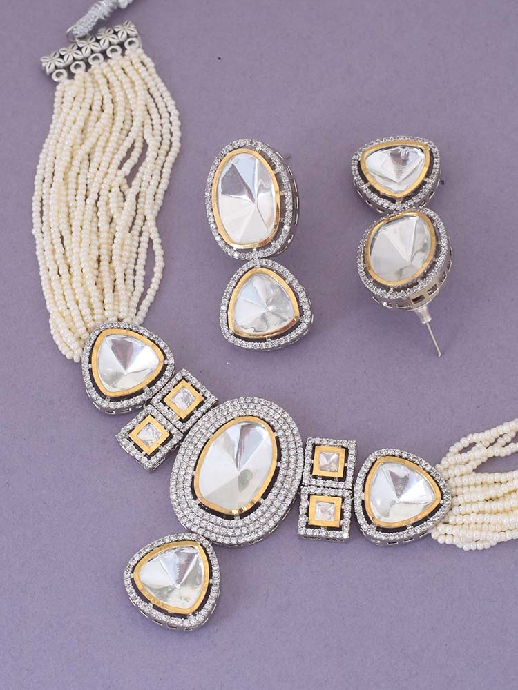 Silver Idika Jewellery Set