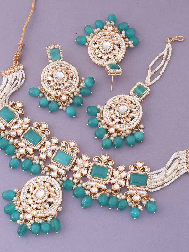 Turquoise Gitali Jewellery Set - Wrong colour Restock