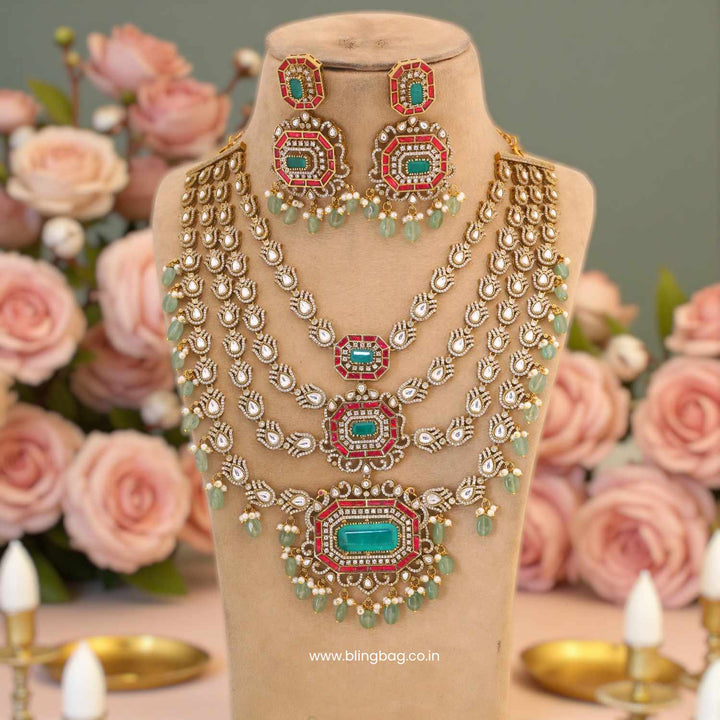 Multicolor Aliceia Victorian Jewellery Set