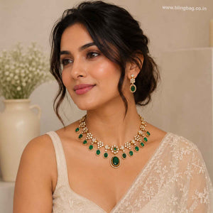 Emerald Emily Victorian Jewellery Set - New Arrival