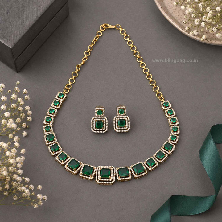 Emerald Earl Victorian Jewellery Set - New Arrival