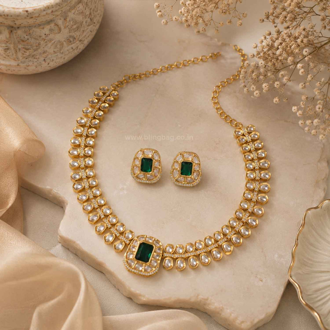 Emerald Naria Victorian Jewellery Set-New Arrival