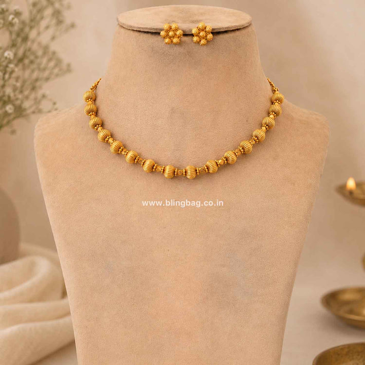 Golden indumati Antique Jewellery Set- New Arrival