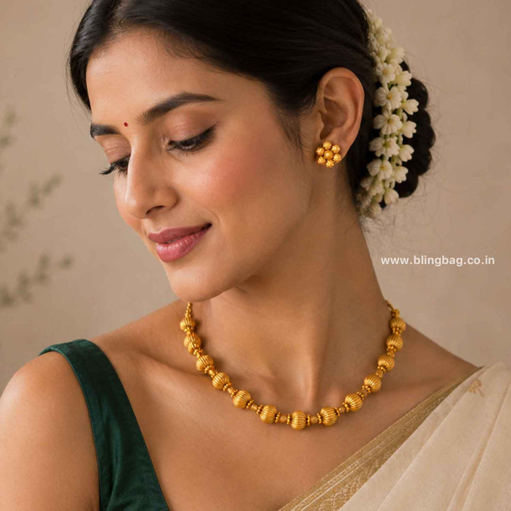 Golden indumati Antique Jewellery Set- New Arrival