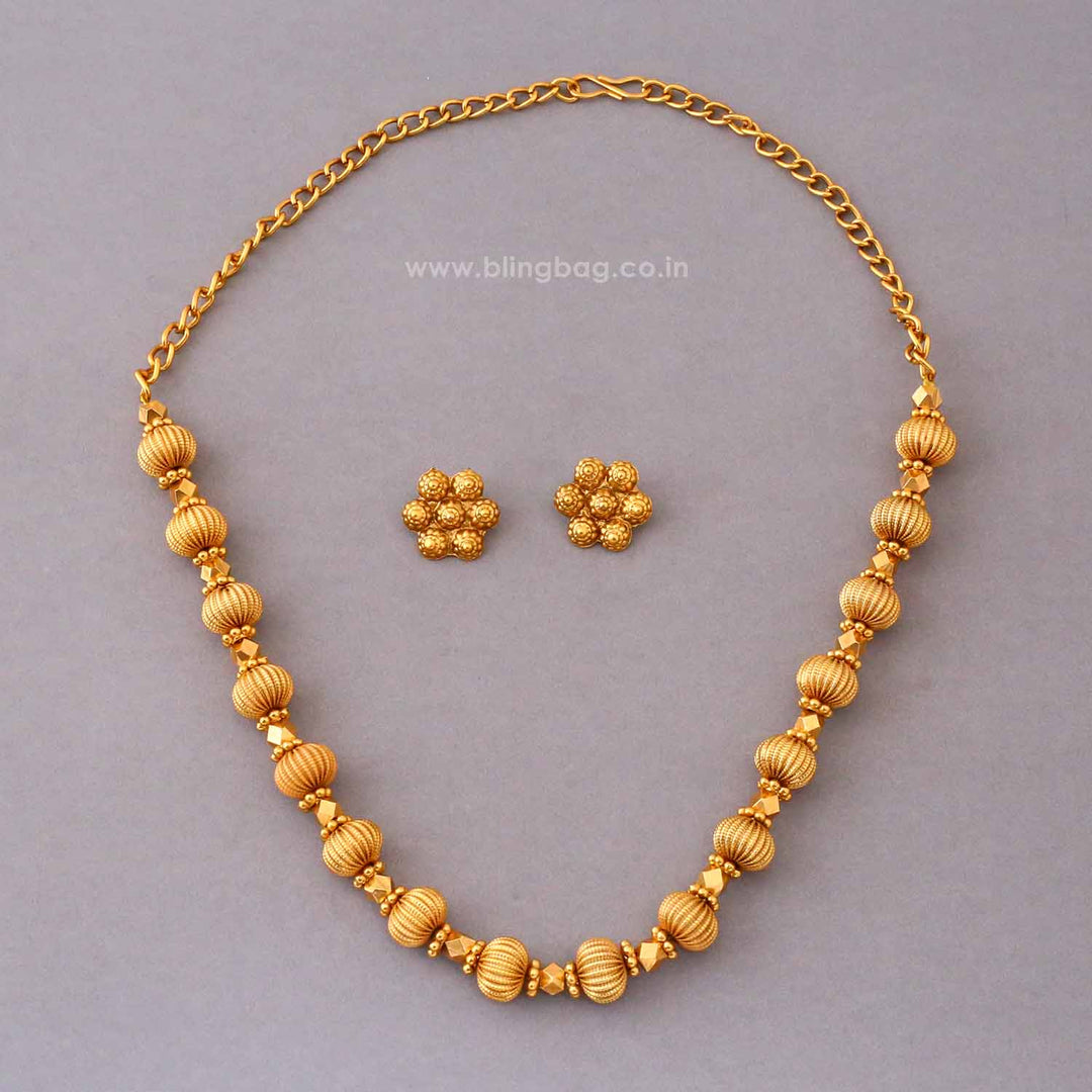 Golden indumati Antique Jewellery Set- New Arrival