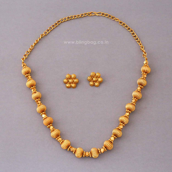 Golden indumati Antique Jewellery Set- New Arrival