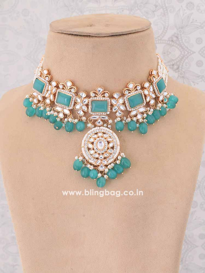 Turquoise Gitali Jewellery Set - Wrong colour Restock