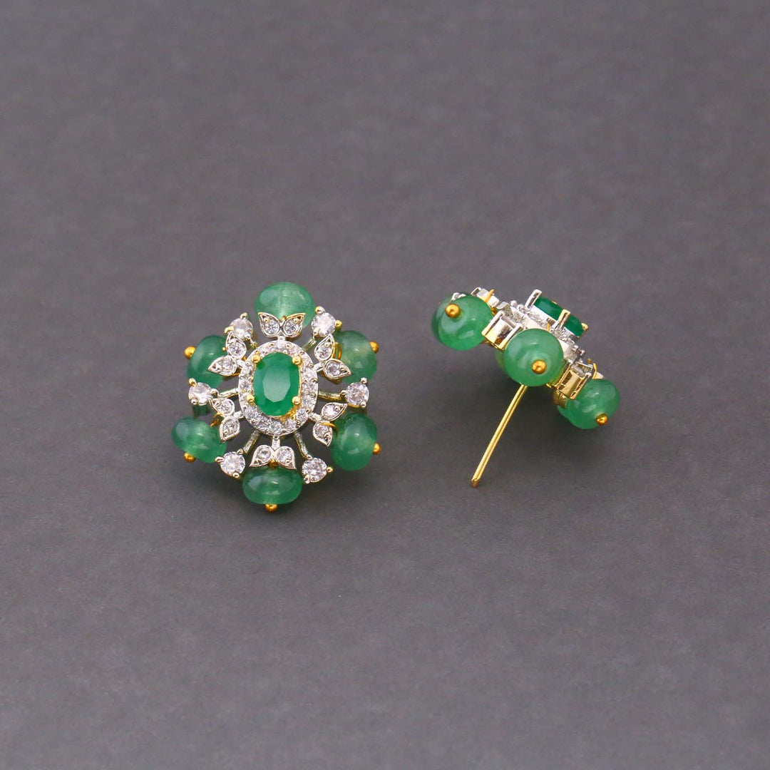 Emerald Swindra Studs