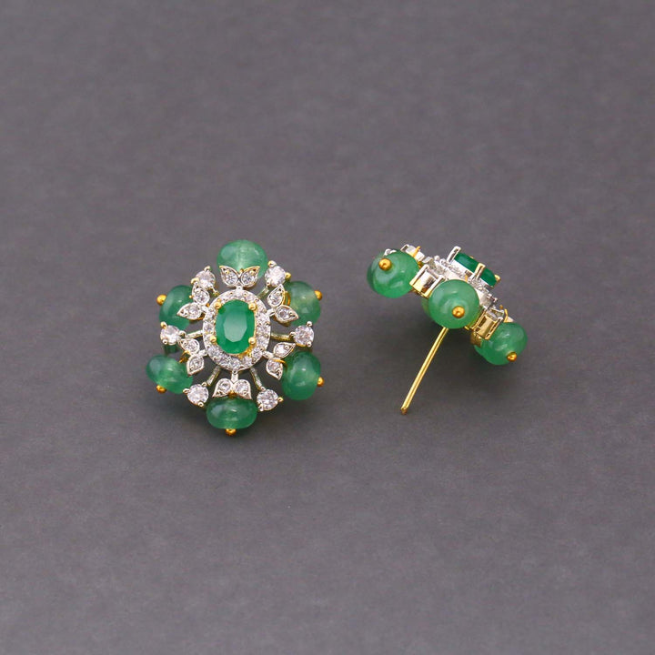 Emerald Swindra Studs