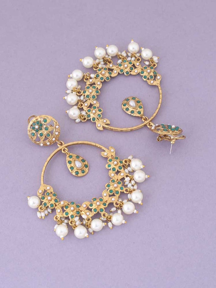 Emerald Darshana Ethnic Chandbalis