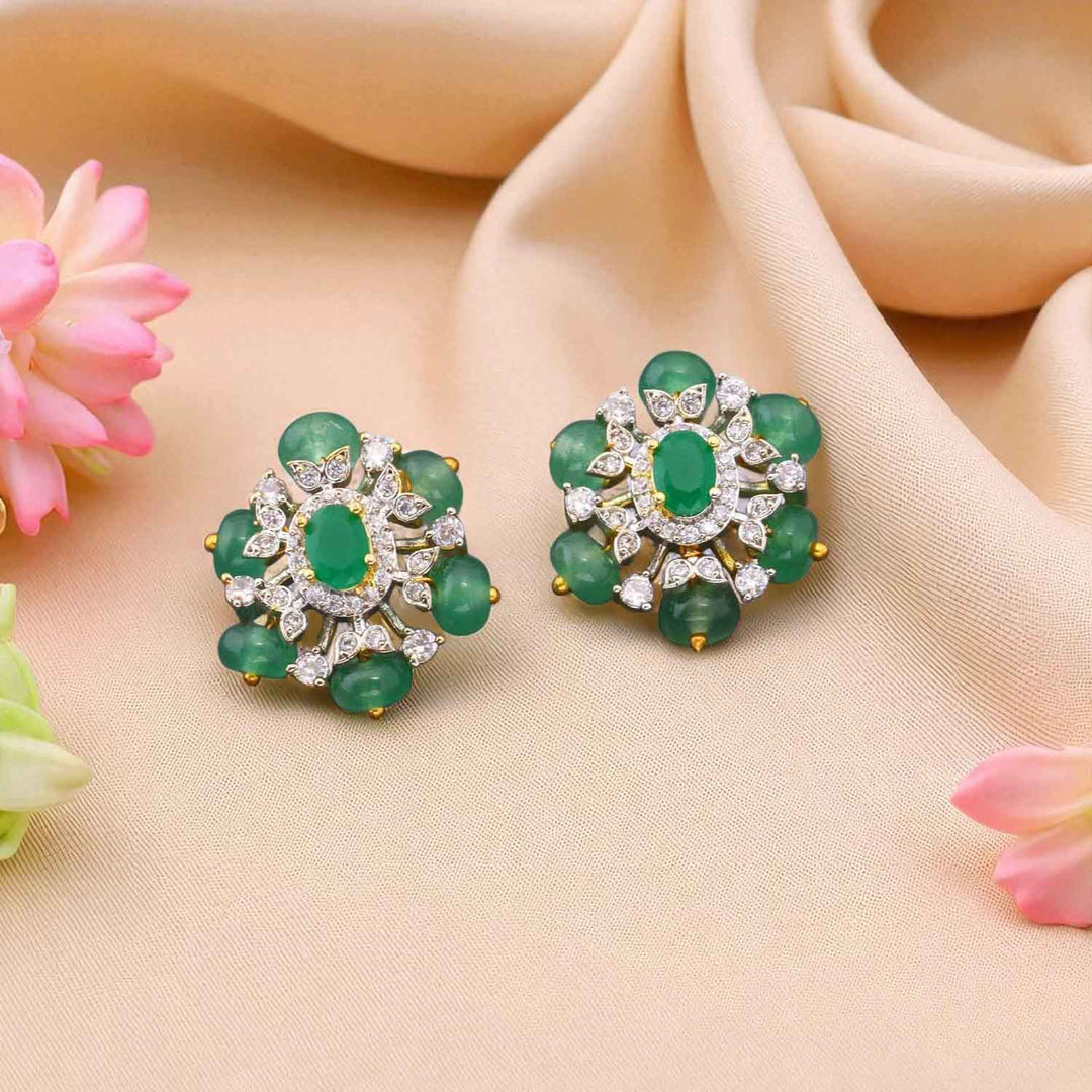 Emerald Swindra Studs