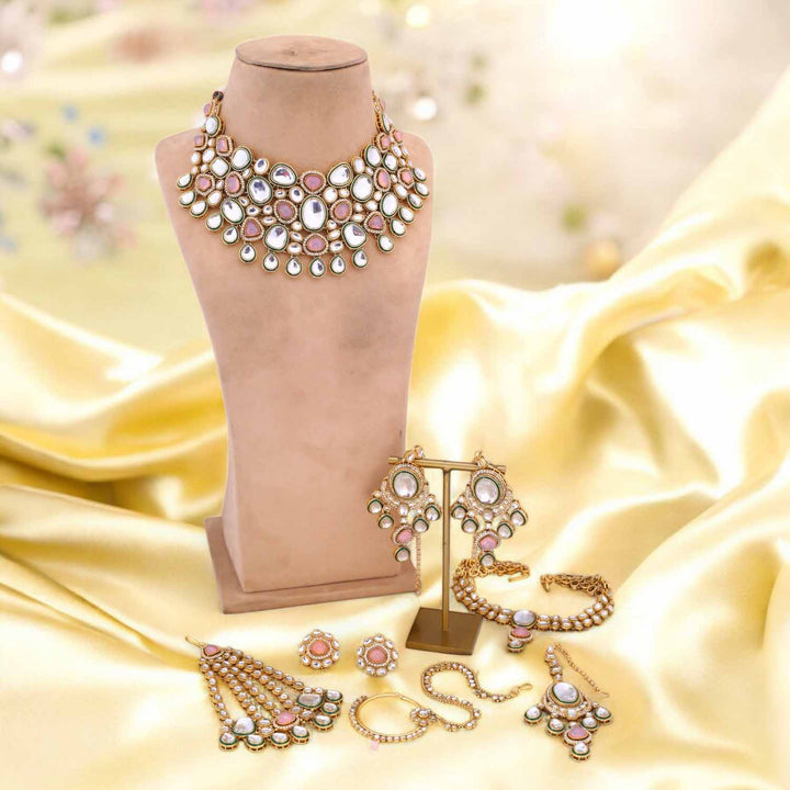 Blush Arana Bridal Jewellery Set