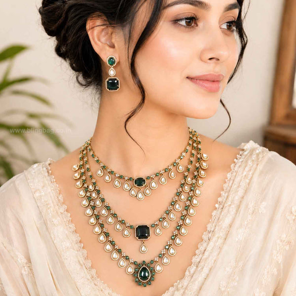 Emerald Alishia Victorian Jewellery Set - New Arrival