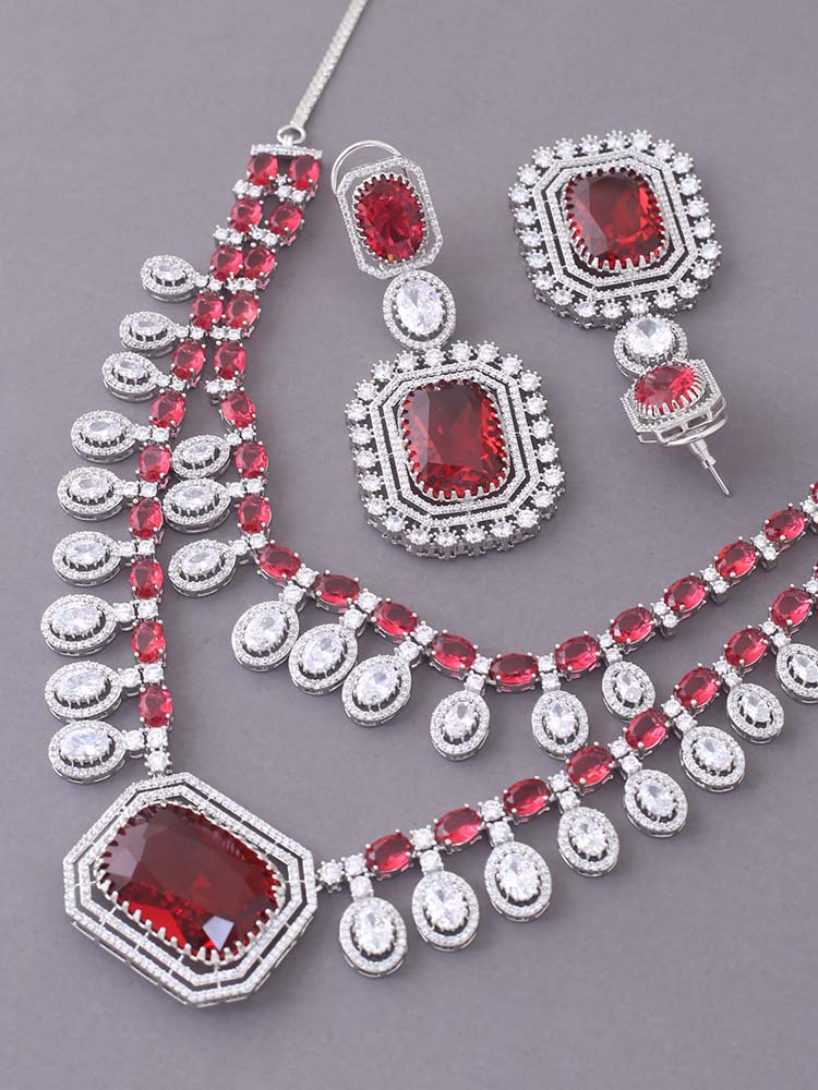 Rani Jerusha Zirconia Jewellery Set
