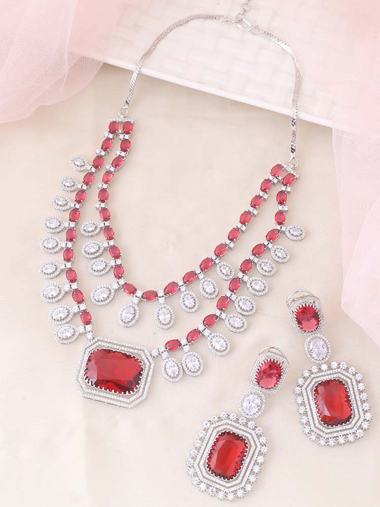 Rani Jerusha Zirconia Jewellery Set