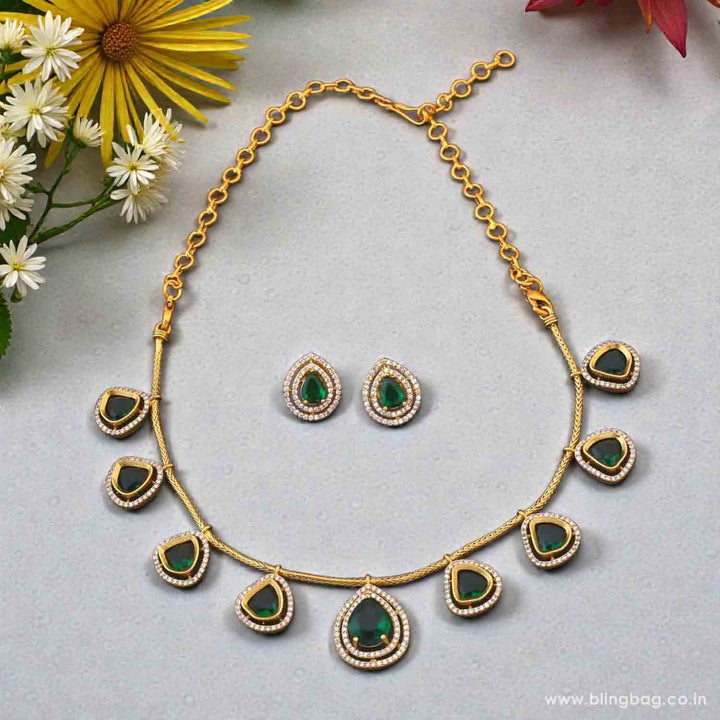 Emerald Ellara Victorian Jewellery Set - New Arrival