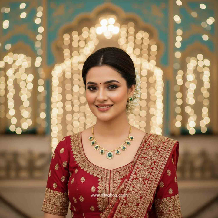 Emerald Ellara Victorian Jewellery Set - New Arrival