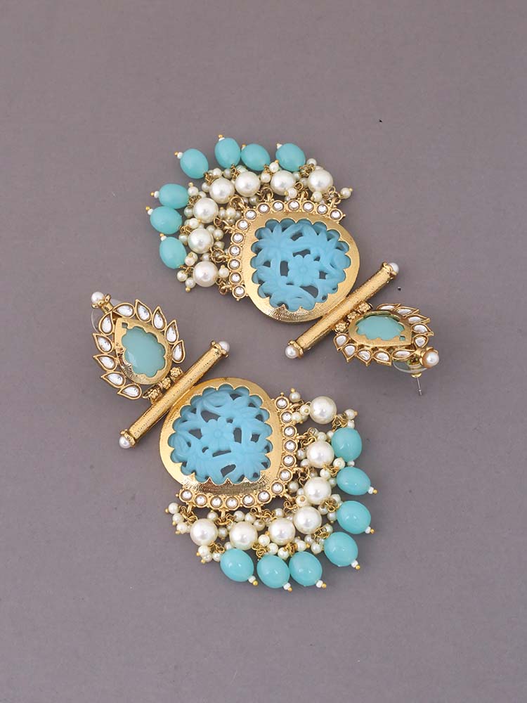 Turquoise Aaloka Dangler Earrings
