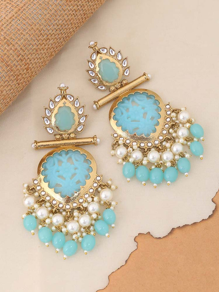 Turquoise Aaloka Dangler Earrings