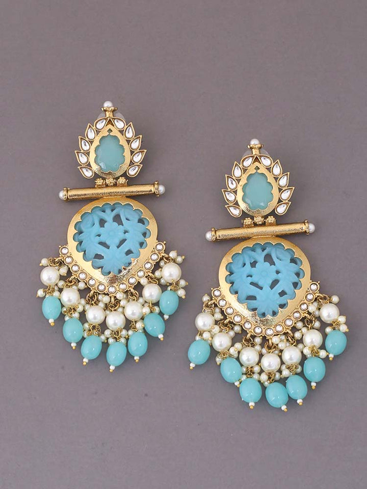 Turquoise Aaloka Dangler Earrings