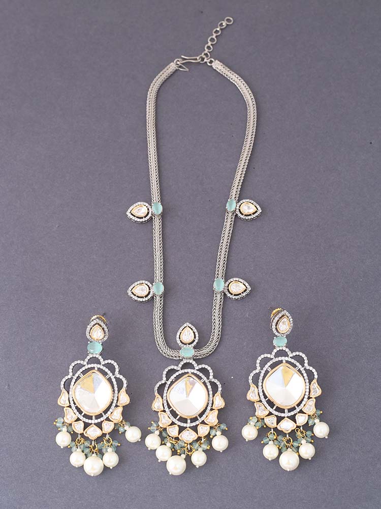 Antique Mint Catherine Zirconia Jewellery Set - EOSS