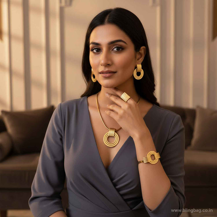 Golden Ariaa Combo Set