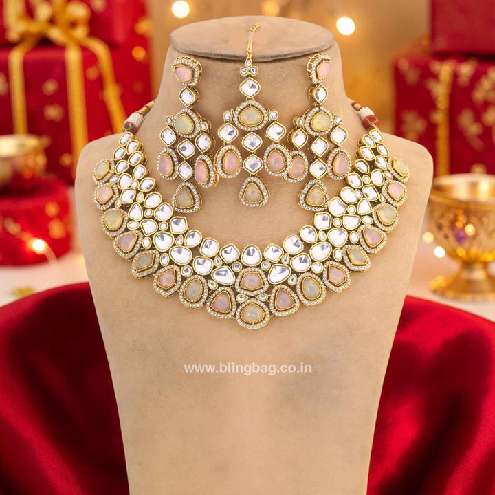 Prismatic Samiya Kundan Jewellery Set