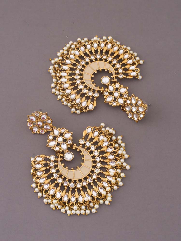 Golden Chakra Chandbalis